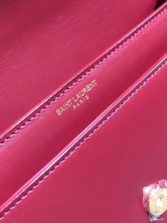 YSL MEDIUM SMOOTH SATCHEL IN LEATHER SUNSET 0821